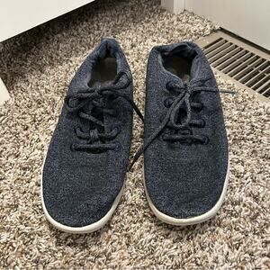Allbirds Men’s Navy Wool Runners Sneakers - size 10